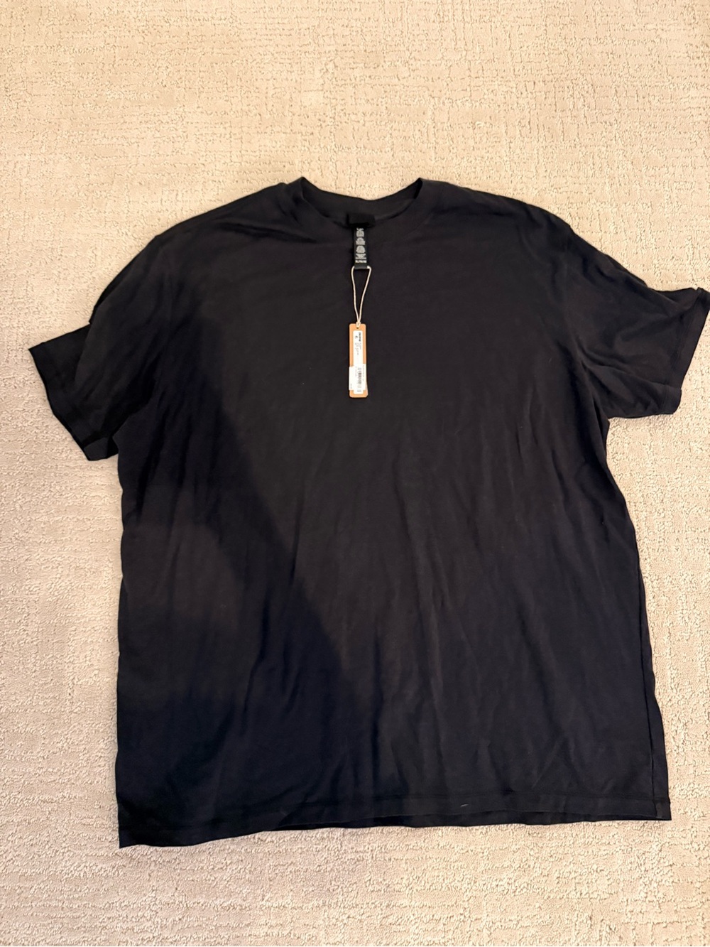 SKIMS Black Short Sleeve Crew Tee- NWT